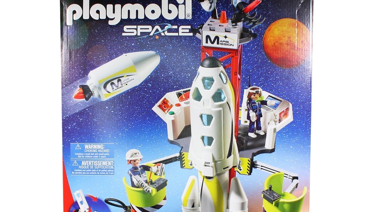 PlayMobil Mars Mission Rocket with Launch Site Unboxing Toy Review Speed Build