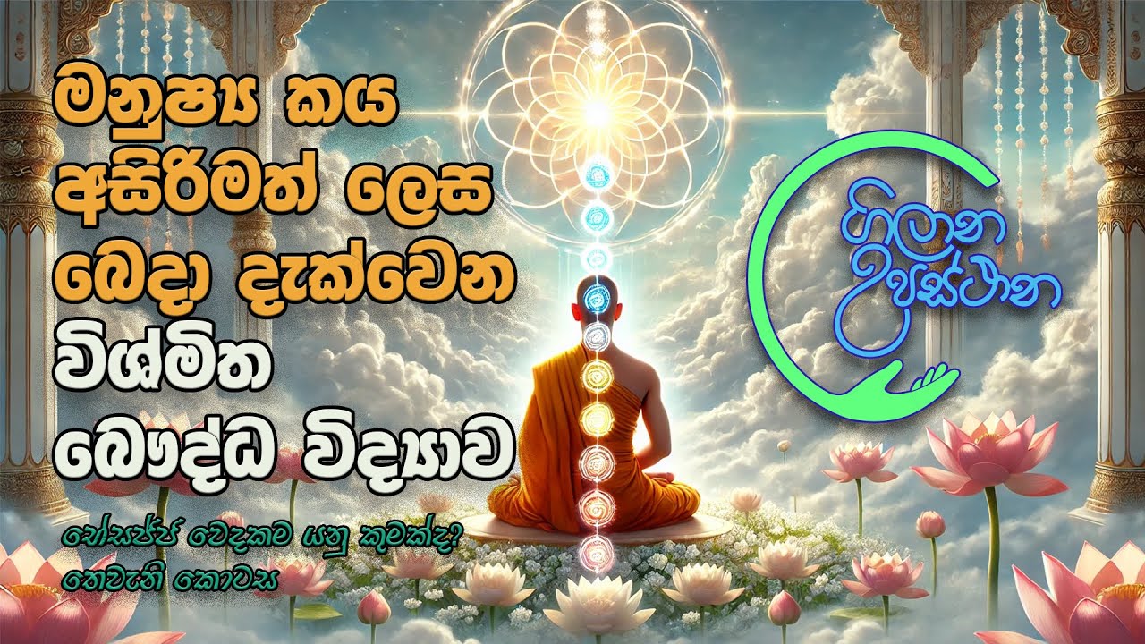 ඉඩා පිංගලා සුෂුම්නා නාඩි ප්‍රධානව මනුෂ්‍ය කය අසිරිමත් ලෙස බෙදා දැක්වෙන විශ්මිත බෞද්ධ විද්‍යාව