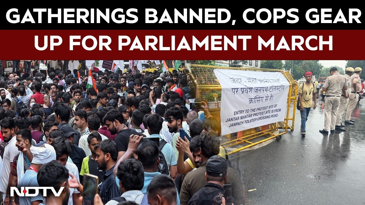 Sonam Wangchuk LIVE | Parliament Protests LIVE | Delhi Parliament March | Large Gatherings Banned