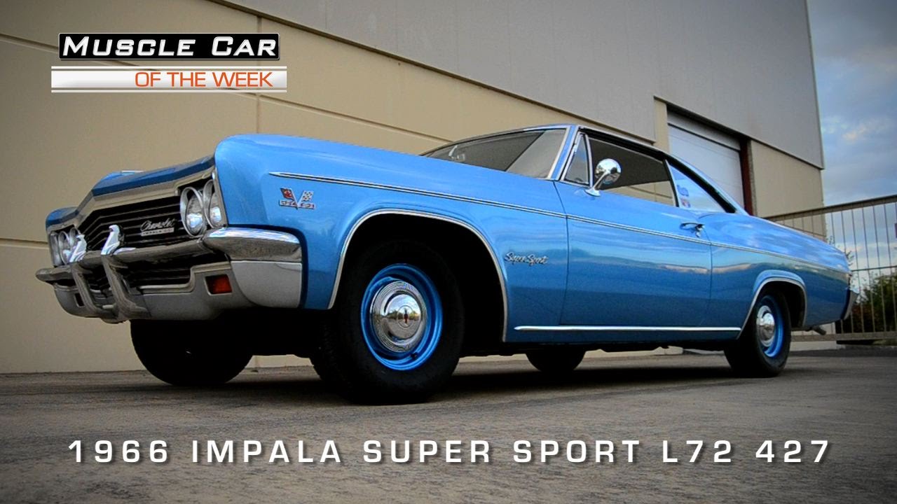 1966 Chevrolet Impala Super Sport 427 4-Speed Muscle Car Of The Week Video #67