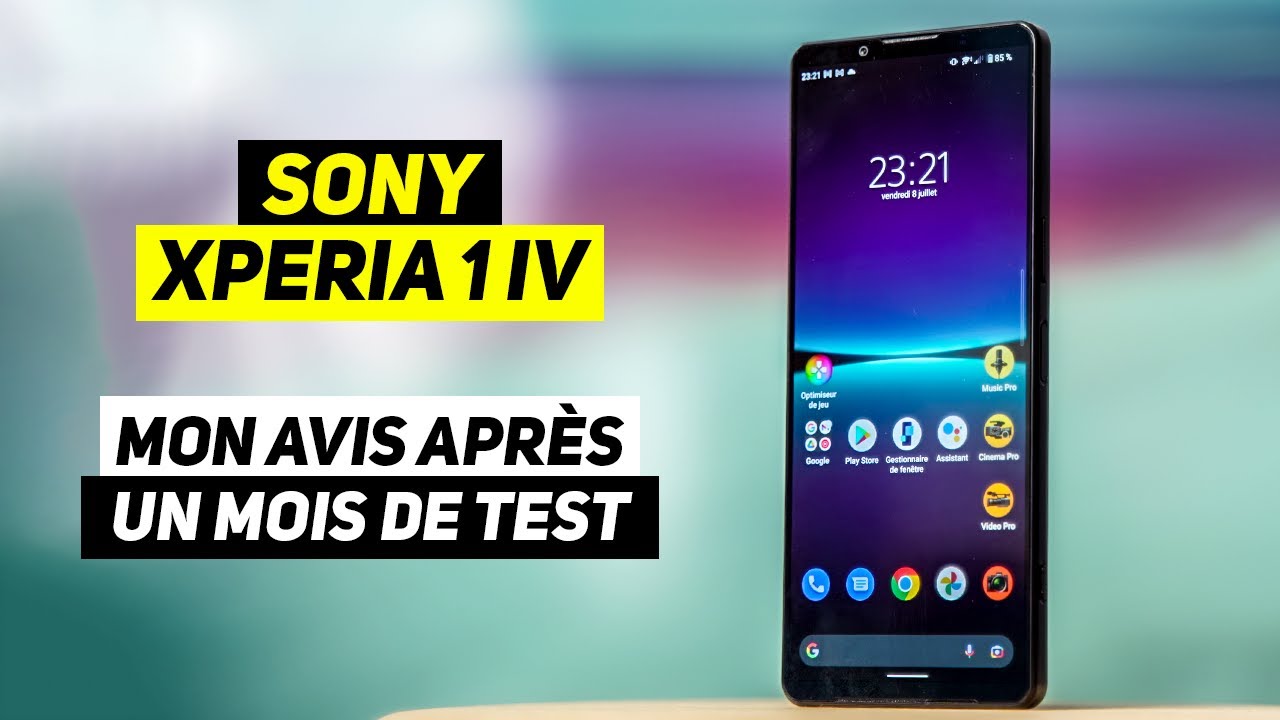 SONY XPERIA 1 IV - EXCEPTIONNEL mais pas pour tout le monde - TEST COMPLET