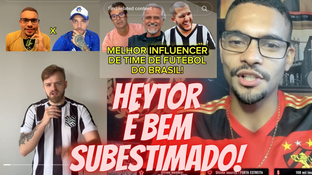 💣😱EU FUI CITADO ENTRE MELHORES INFLUENCERS DO BRASIL ! LUIZ HEYTOR X CRUZEIRO SPORTS