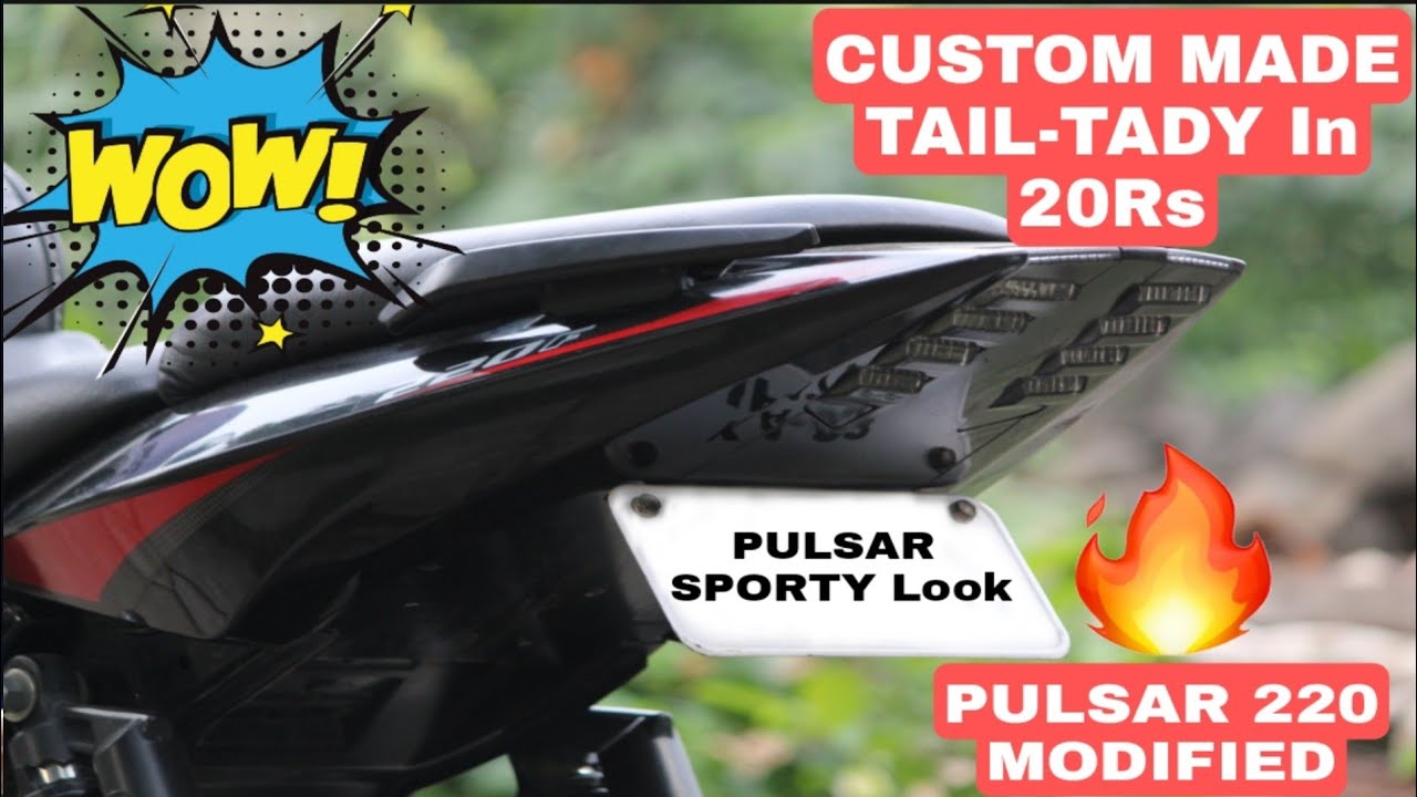Pulsar 220 Tail Tidy || How To Install Licence Tail tidy | Tail Tidy | DIY | 220 pulsar
