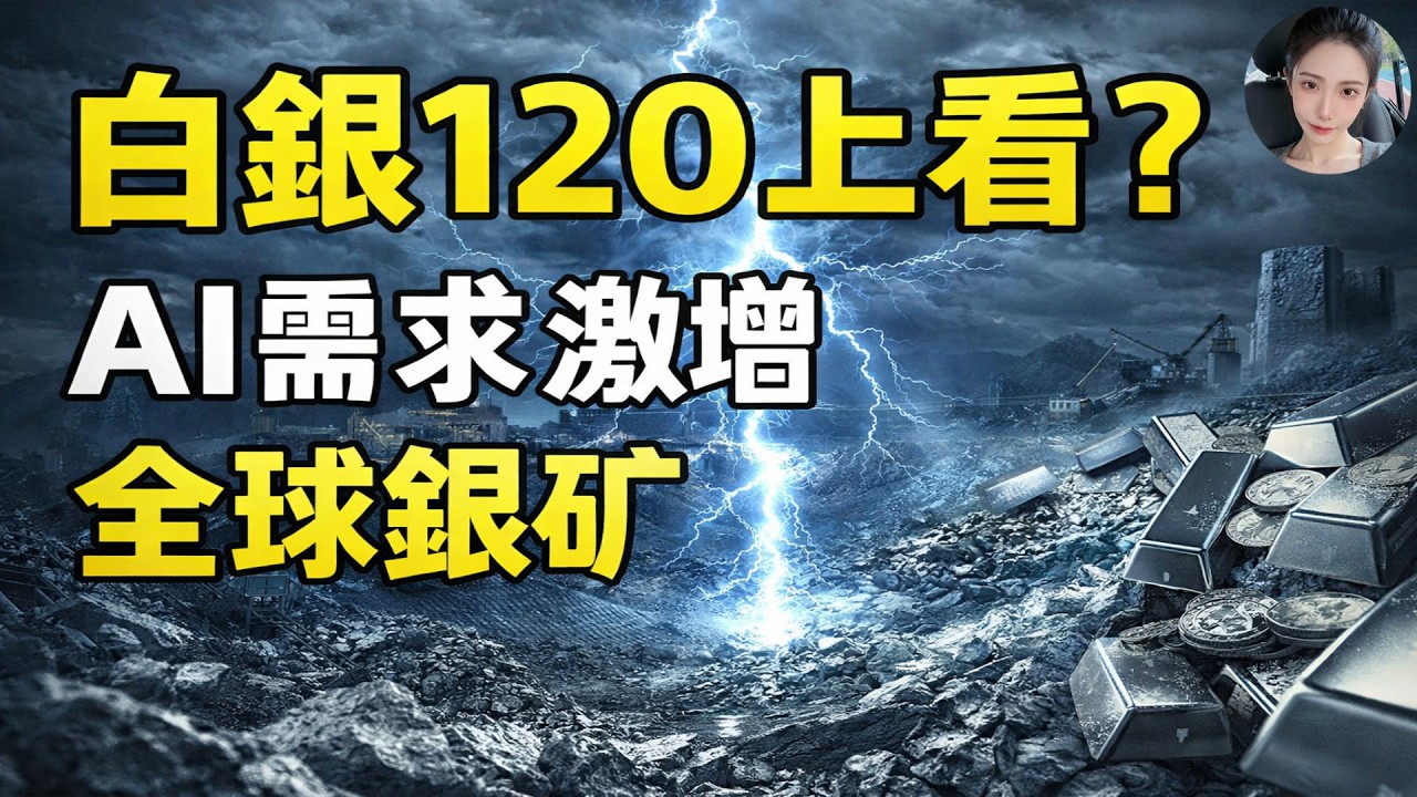 白银要冲120刀？强劲反弹38%只是开始！全球铜矿告急引爆供需失衡，AI时代白银将迎来终极爆发？#白银走势 #xagusd #白银投资 #大宗商品