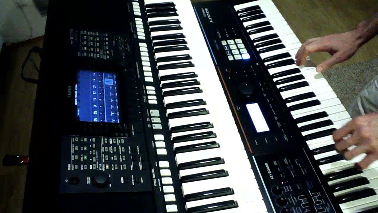 Toto Cutugno - Insieme LIVE keyboard instrumental cover