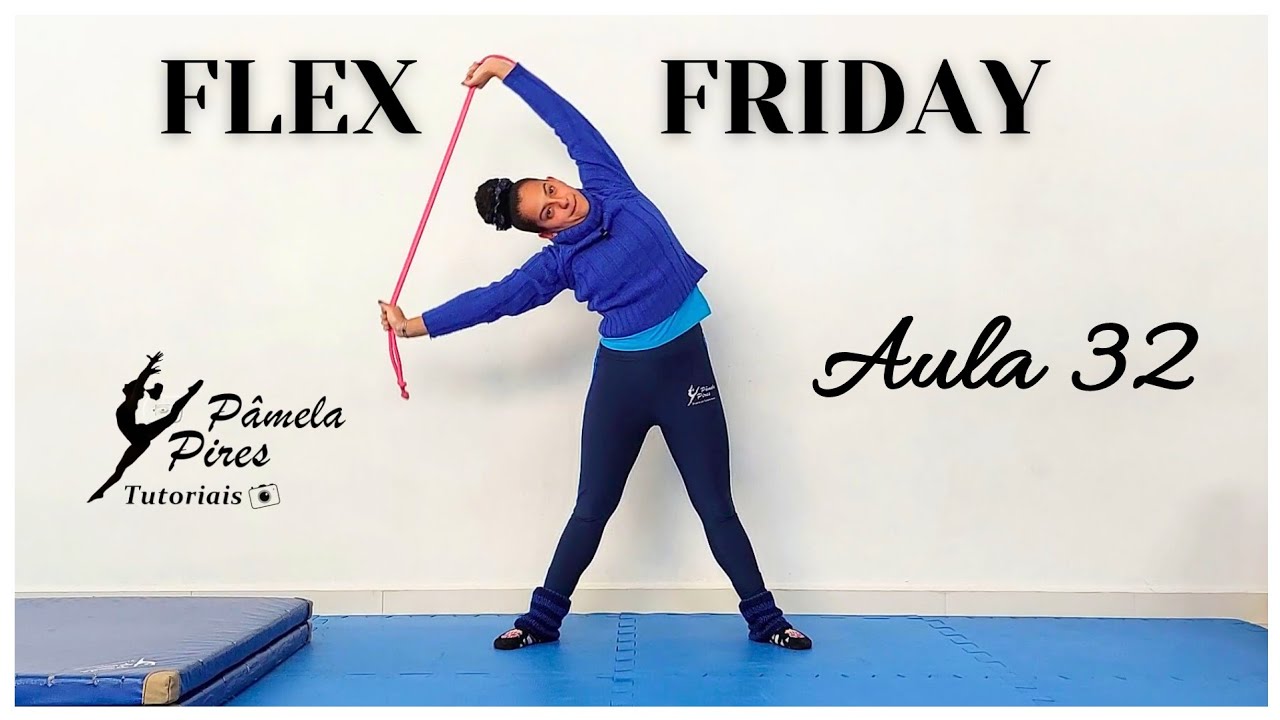 Aula 32: Alongamentos em pé com CORDA | FLEX FRIDAY 2024