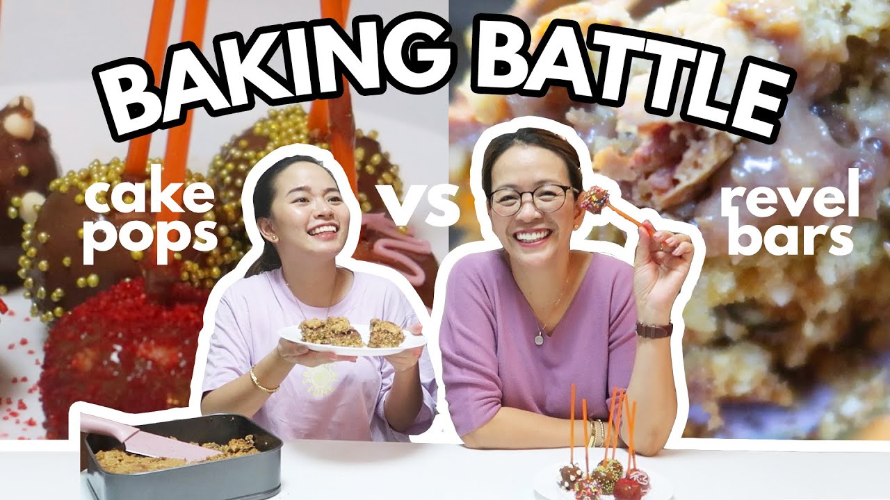 BAKING BATTLE: REVEL BARS vs CAKE POPS! | Mommy Haidee Vlogs