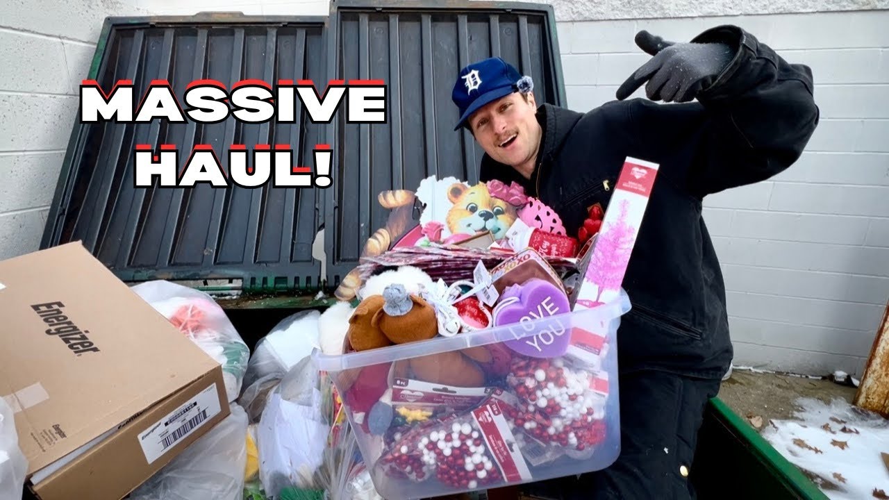 One Dumpster, Trunk Filler! MASSIVE Valentine’s Haul!