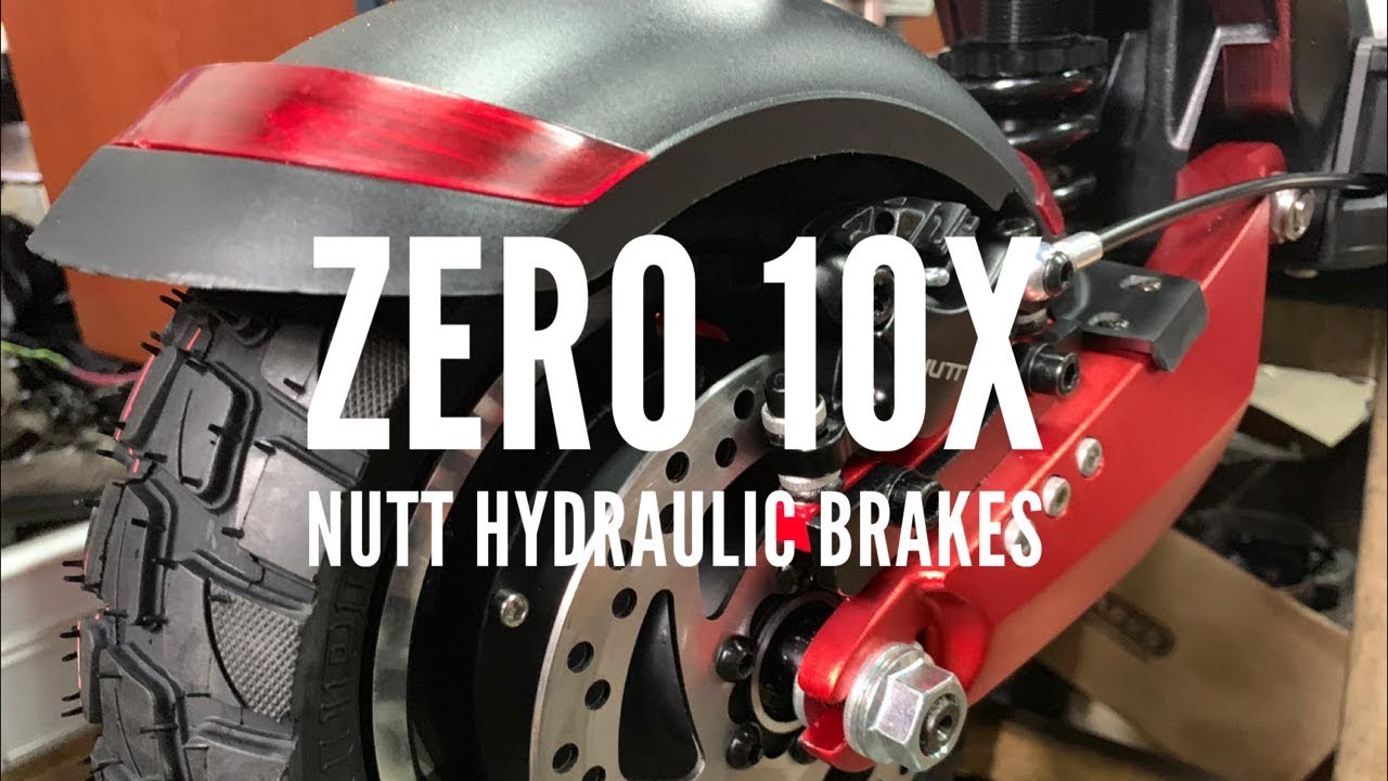 ZERO Scooters hydraulic brake Install