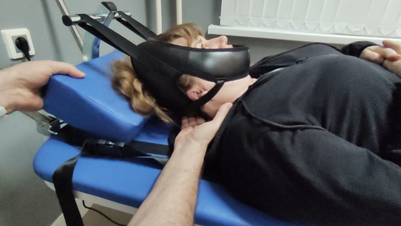 Проведение процедуры на тракционном столе