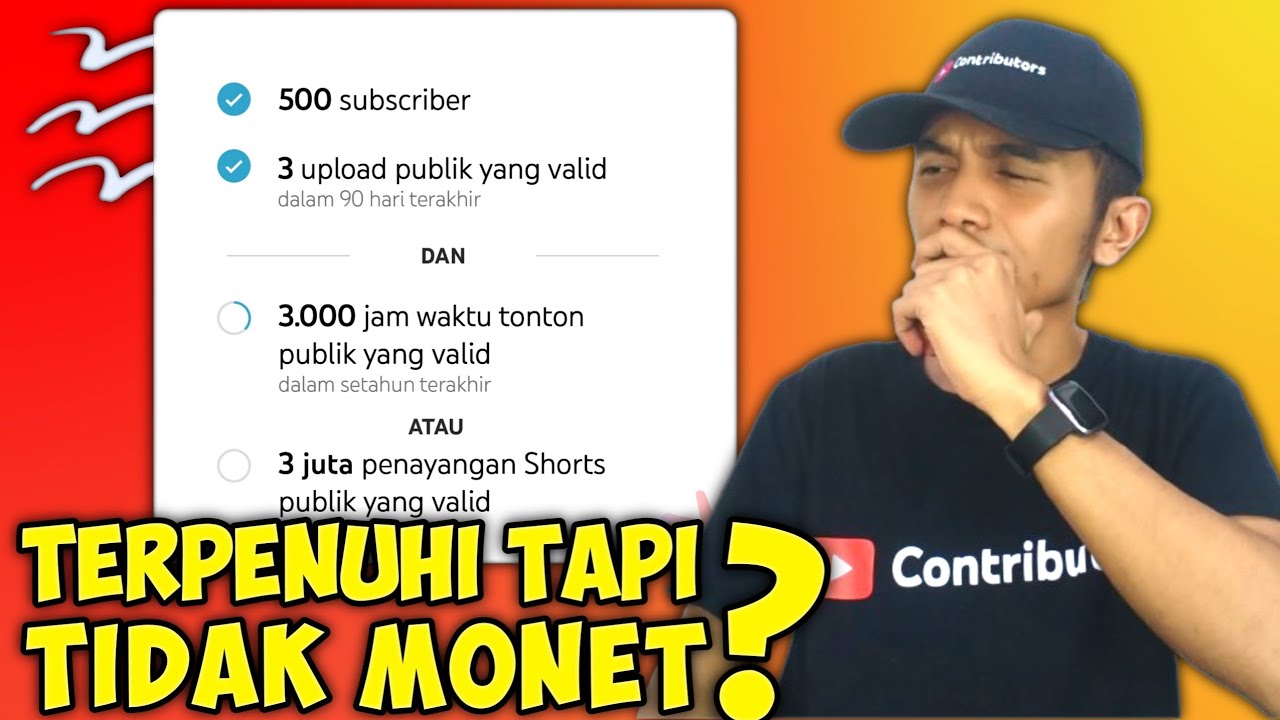 Sudah Memiliki 500 Subscriber Tapi Belum Bisa Monetisasi Mendaftar Program Partner YouTube (YPP)  ❓