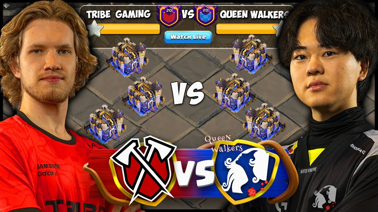 Tribe Gaming vs Queen Walkers! The EPIC Matchup is BACK at Town Hall 18!