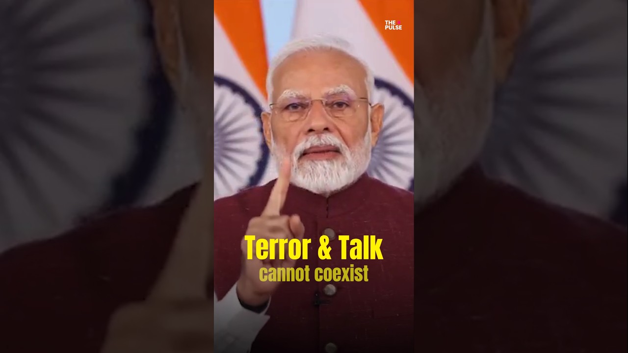 PM Modi said terror & talks cannot coexist, water & blood can never flow together #operationsindoor