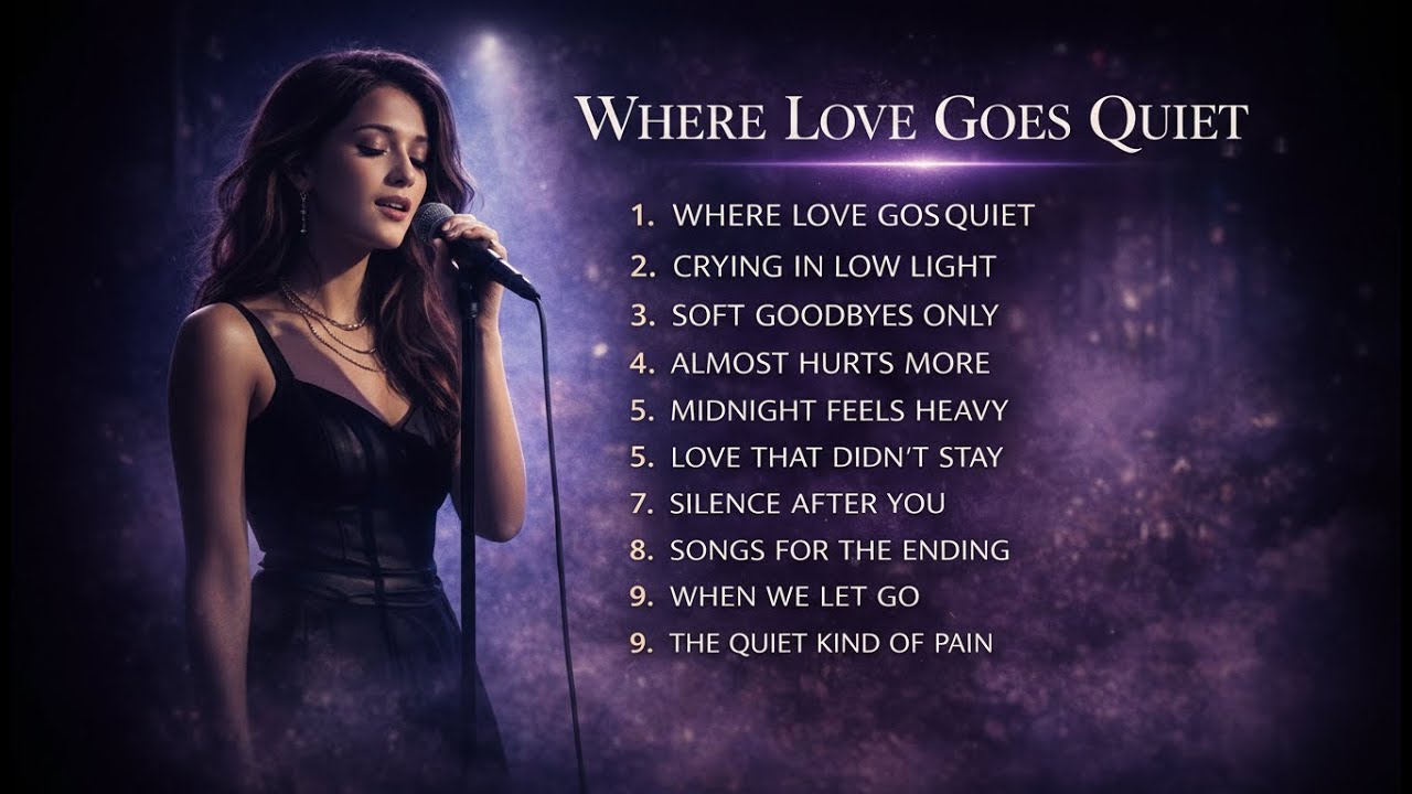Where Love Goes Quiet | Crying in Low Light | Soft Sad Love Songs for Midnight Hearts #music