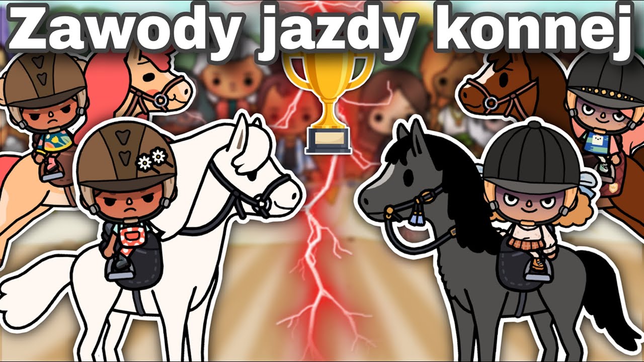 KONKURS JEŹDZIECKI Z OLIWIĄ I KLARĄ 😱🏇🏻 | PART 4| TOCA BOCA HISTORYJKI PO POLSKU |