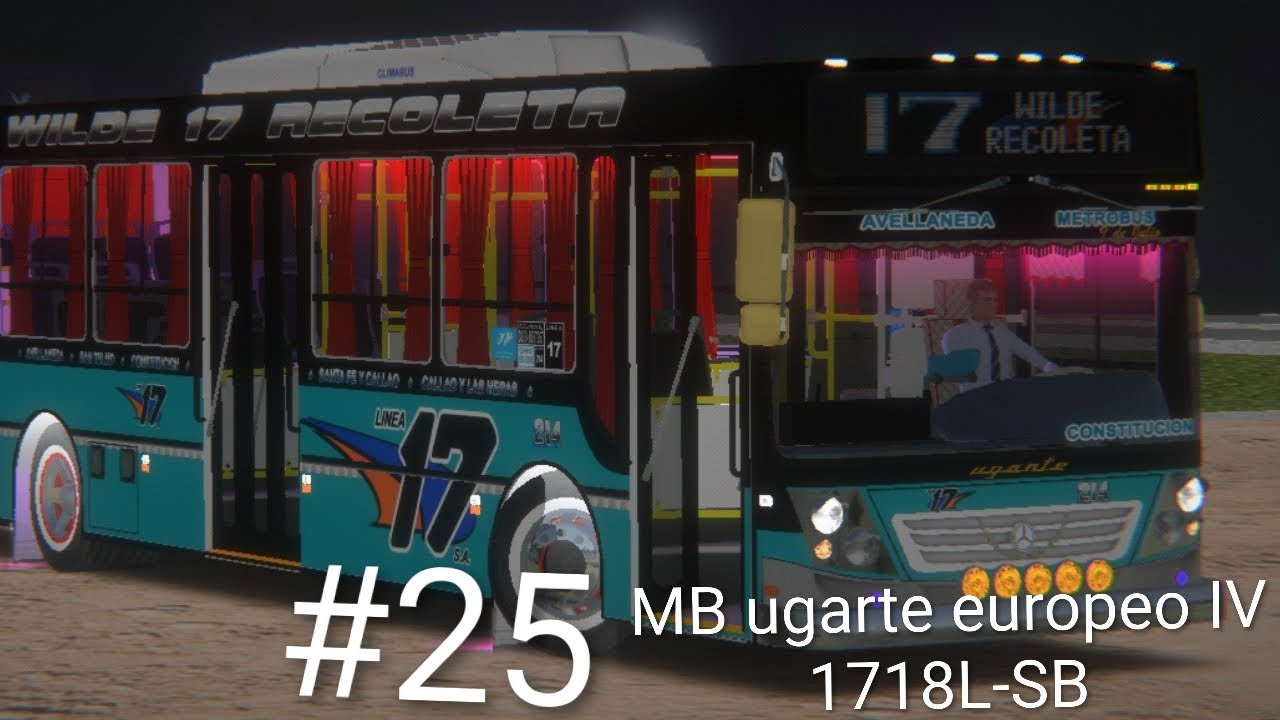 Serie de PBS2 #25 paseando en venezuela 🇦🇷🤝🇻🇪 línea 17 interno 214 MB ugarte europeo IV 1718L-SB 