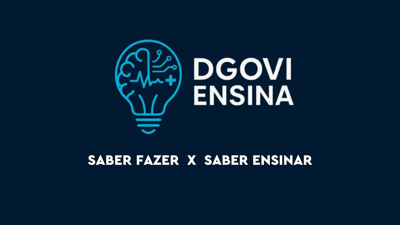 SABER FAZER X SABER ENSINAR