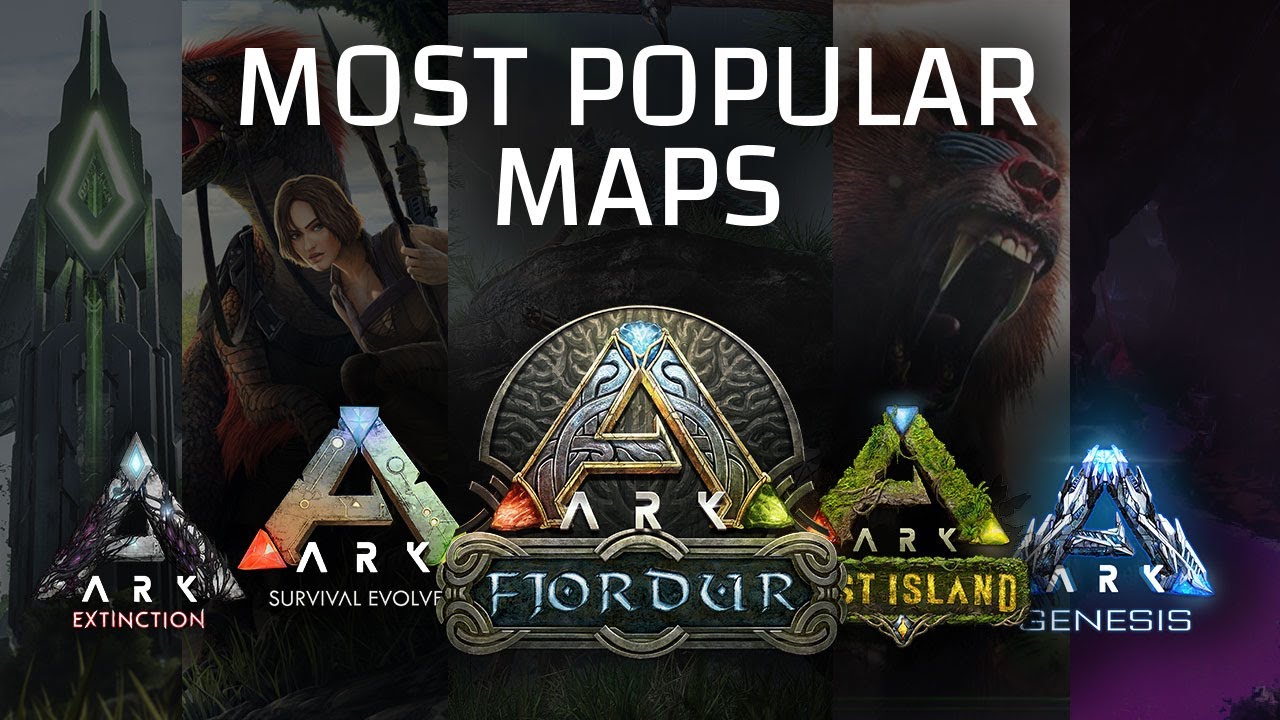 The Most Popular #Ark Maps! 🦕 #Nitrado Tutorial