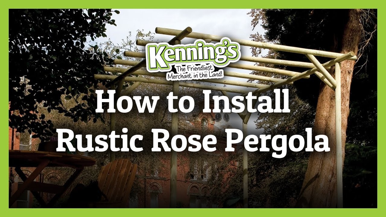 Transform Your Garden with the Rustic Rose Pergola | Kennings.co.uk
