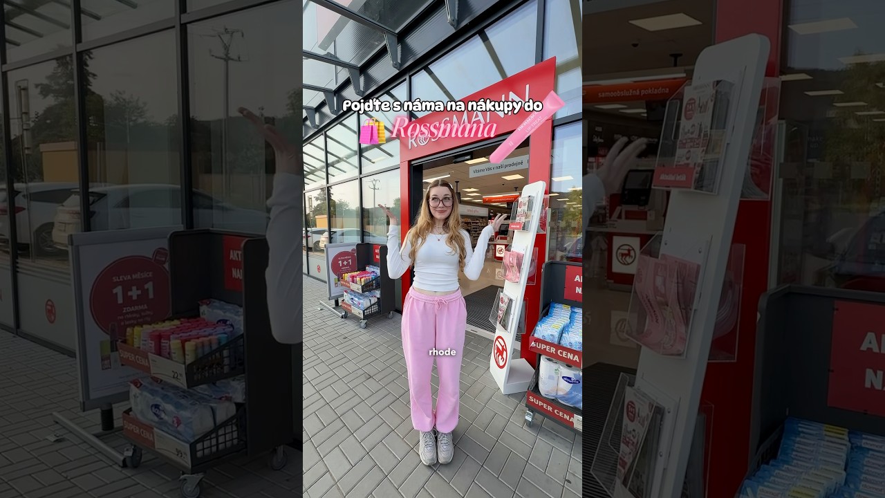 POJĎTE S N&Aacute;MA NA N&Aacute;KUPY DO ROSSMANA!😱💗 #kubaadanca #vlogcz #nakupy