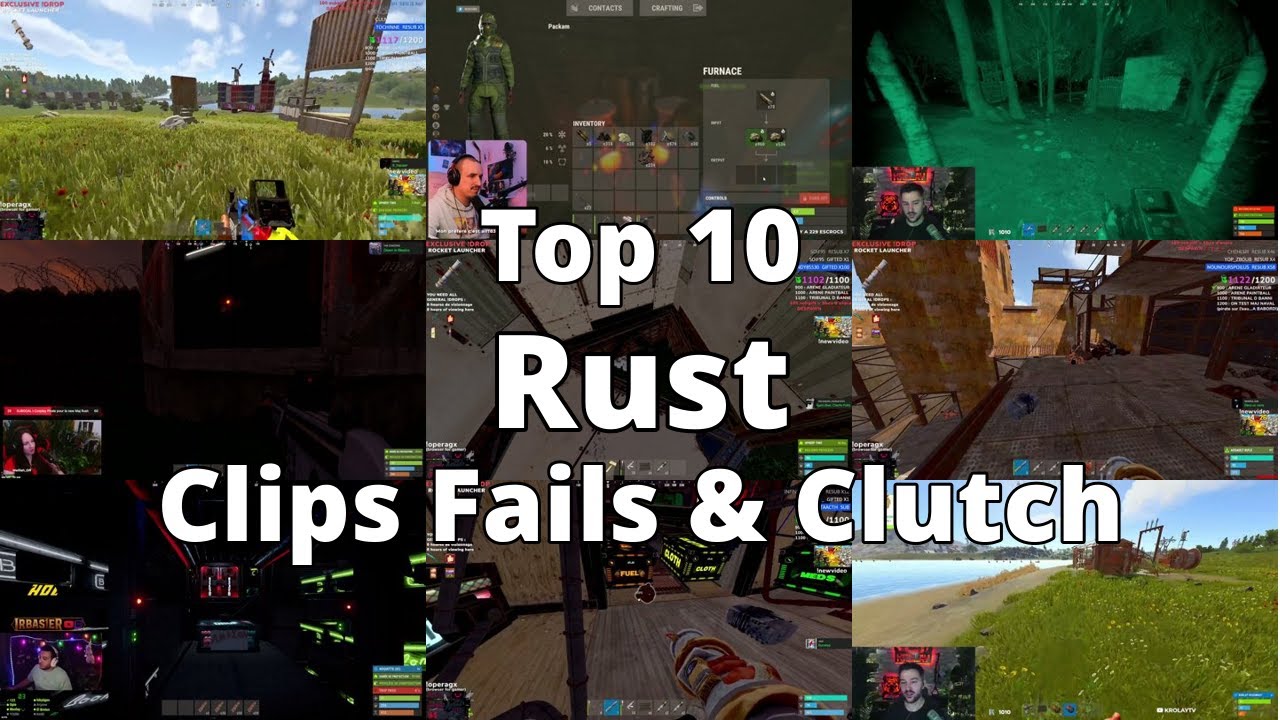 Top 10 Rust Clips Fails & Clutch -- this Week