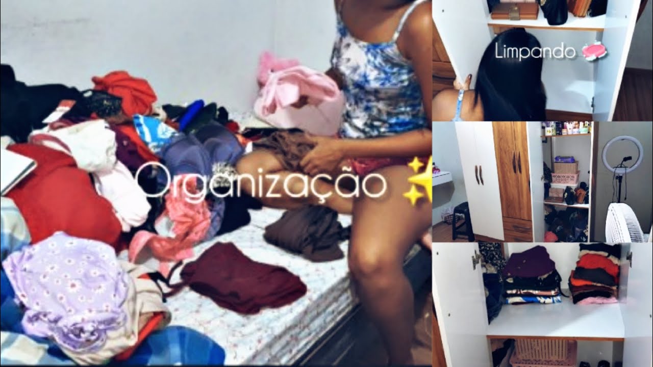 Limpando e organizando minhas roupas ✨️🧼 #organização
