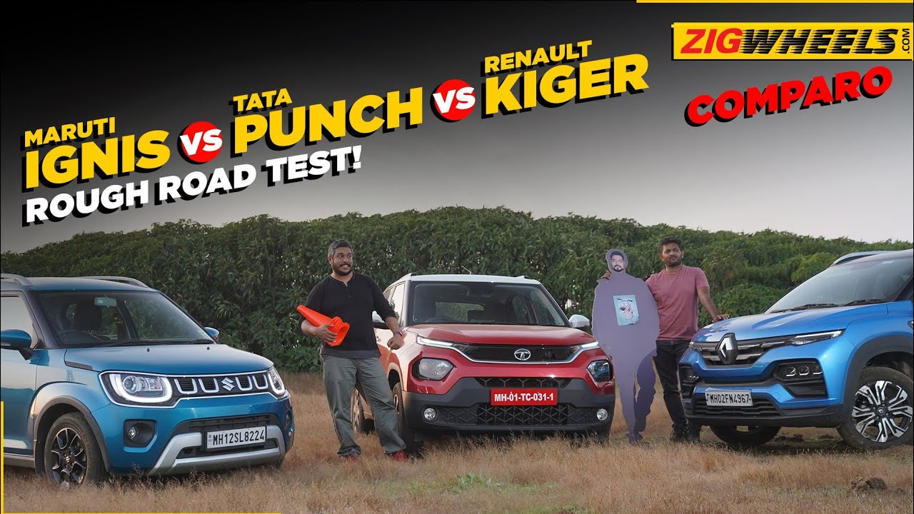 Tata Punch vs Renault Kiger vs Maruti Suzuki Ignis I Rough Road Test!