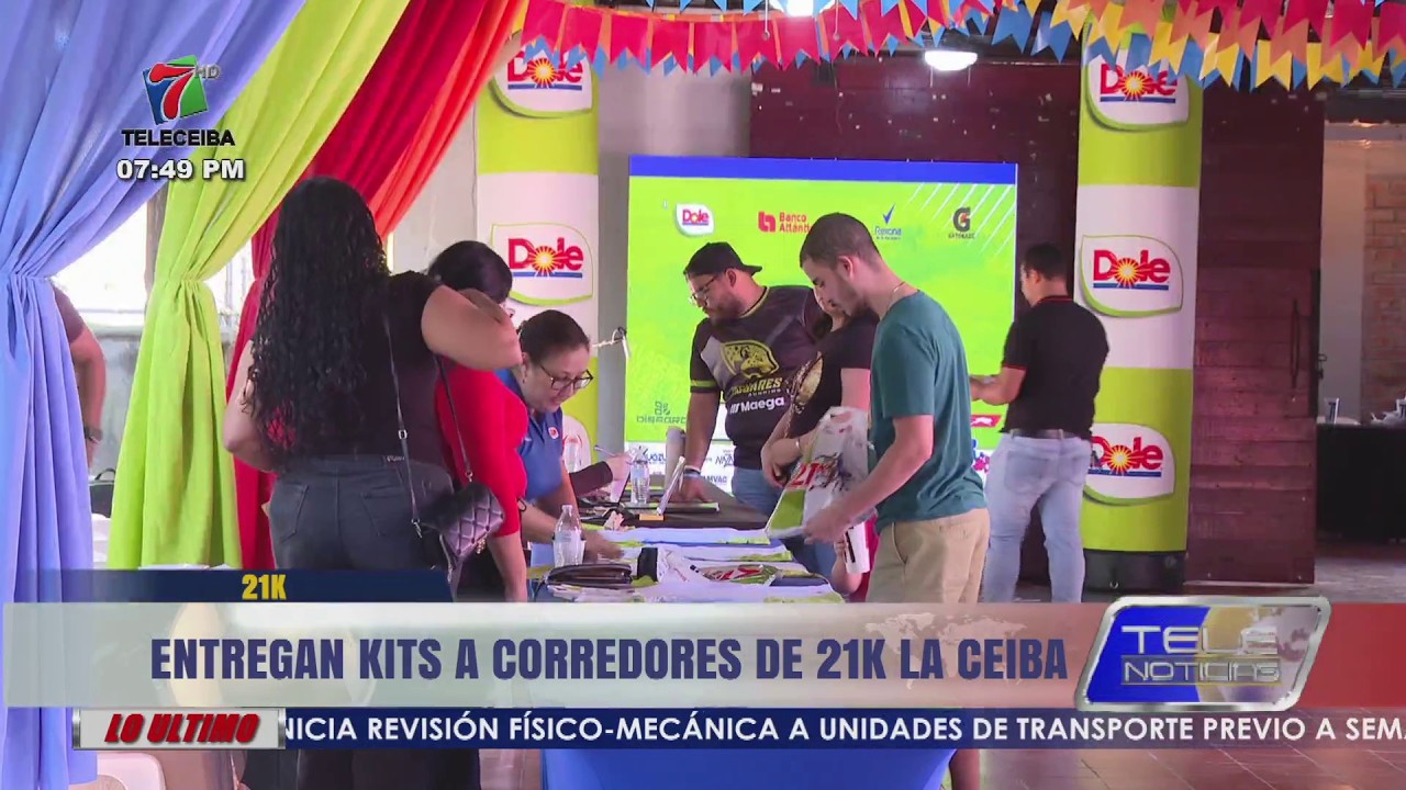 Comienza la entrega de kit’s a corredores de 21k La Ceiba