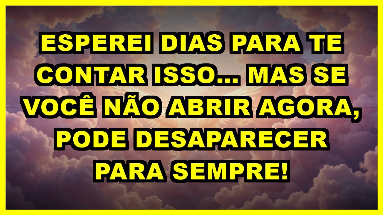 ⚡ ESPEREI DIAS PARA TE CONTAR ISSO… MAS SE VOCÊ NÃO ABRIR AGORA, PODE DESAPARECER PARA SEMPRE!
