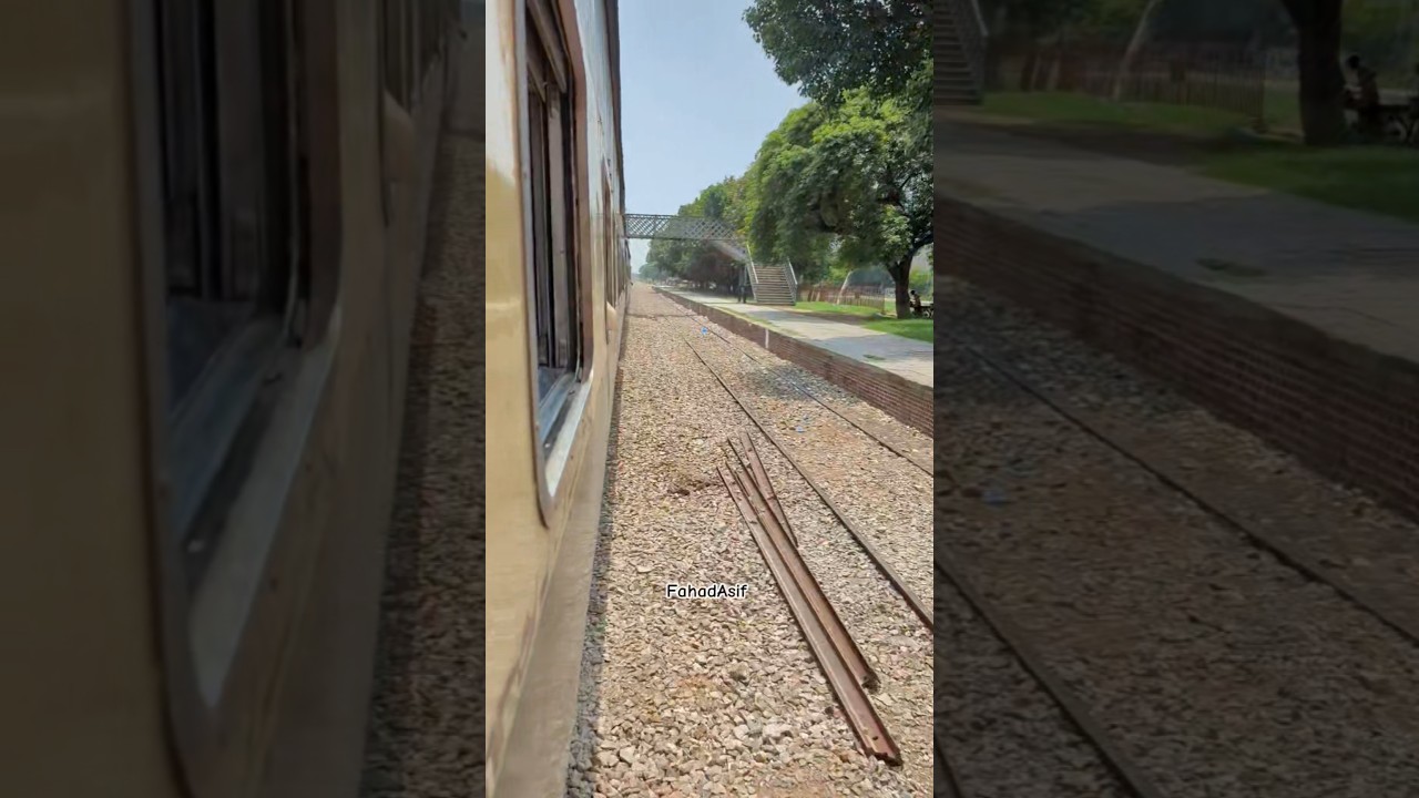 8dn Tezgam Express fly pass from Gakkhar Mandi Railway Station