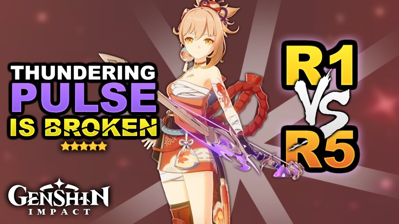R5 Thundering pulse on Yoimiya and Childe. Is this weapon worth $1000?