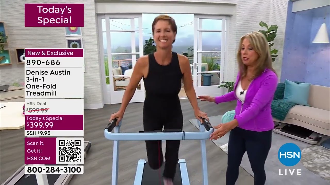 Denise Austin 3in1 OneFold Treadmill