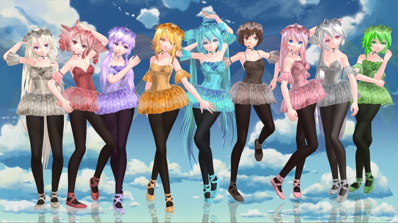 【MMD】 TDA Ballet Girls 「威風堂々」