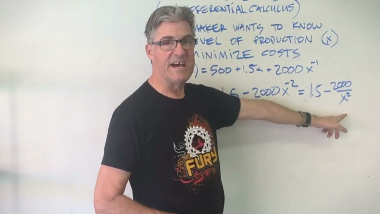 Minimizing Cost with Differential Calculus