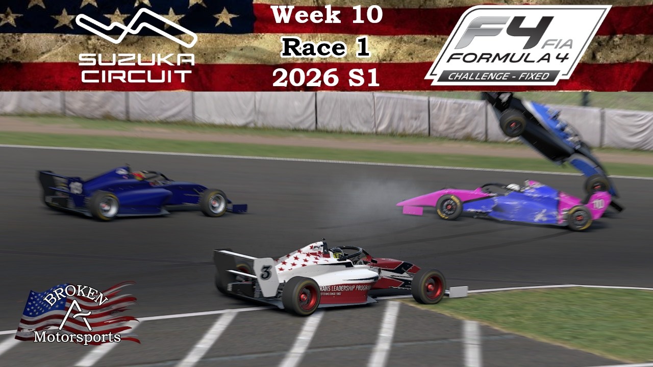 FIA Formula 4 Challenge - Suzuka International Racing Course - iRacing Road - Week 10 Race 1