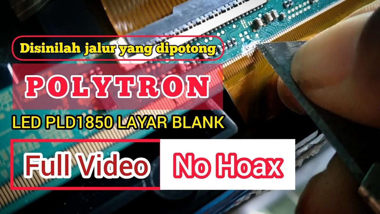 КАК ОБСЛУЖИТЬ ТЕЛЕВИЗОР POLYTRON PLD32T1850 С ПУСТЫМ ЭКРАНОМ || SSE TEKNIK