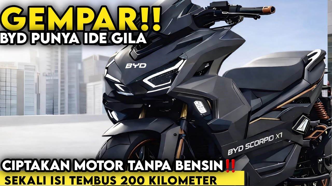PERTAMINA TERANCAM⁉️ Motor Tanpa Bensin Ini TEMBUS 200 KM | PCX & NMAX KALAH TELAK!