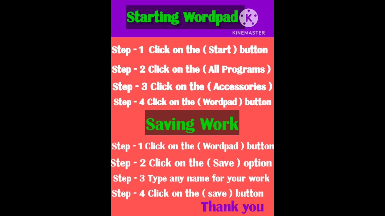 Starting Wordpad || Shortcut steps || Computer Ka Basic Practice|| Computer Ka Basic Class 💯🤏🤏🙏👍