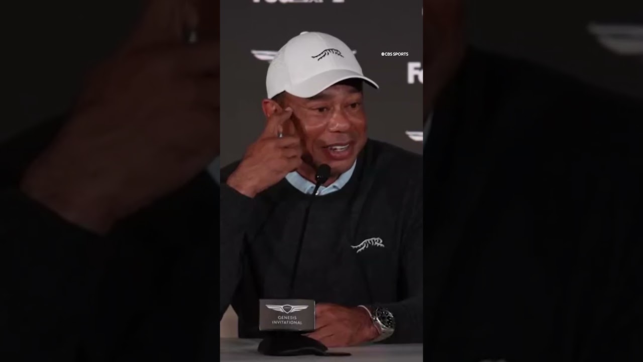 Tiger Woods on when he will return to playing professional golf 👀 #shorts #golf #pgatour