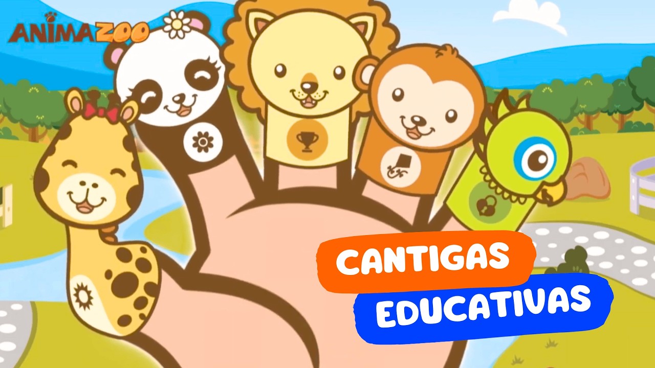 Divirta-se aprendendo com as Canções Educativas dos filhotes Animazoo!