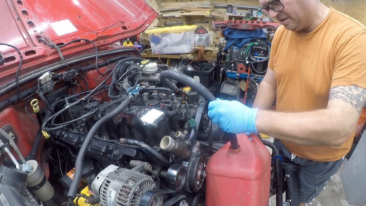 Jeep TJ Build - Jeep 75 - Draining the gas out of the gas tank
