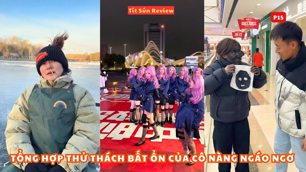 Tổng Hợp Thử Th&aacute;ch Bất Ổn Của C&ocirc; N&agrave;ng Ng&aacute;o Ngơ Phần 15 | Thử th&aacute;ch nhảy flashmob của Ch&acirc;u Ch&acirc;u