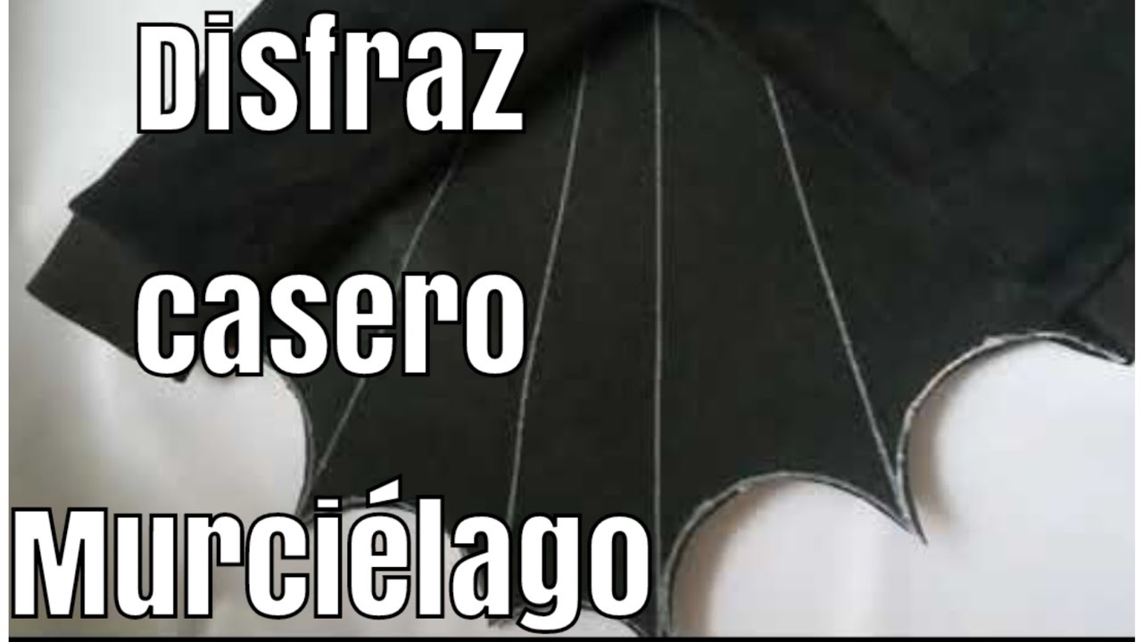 Disfraz de Murciélago, muy fácil de hacer