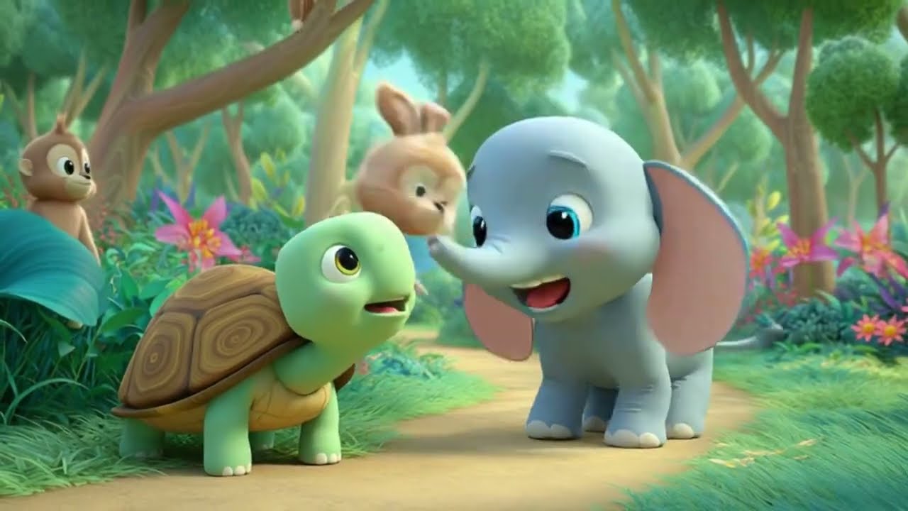 Eli the Little Elephant Helps His Friends 🌈 | Bedtime Story for Kids #bedtimestories #trending
