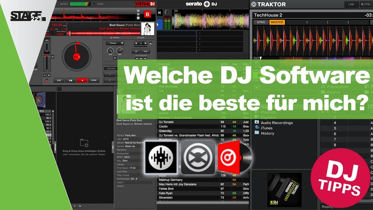 Welche DJ Software ist die beste für mich? - Teil 1 | DJ Tipps - stage.hacks