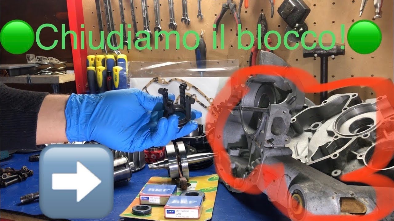 Restauro Vespa PK 50 Ep. 8 Chiusura Blocco Motore