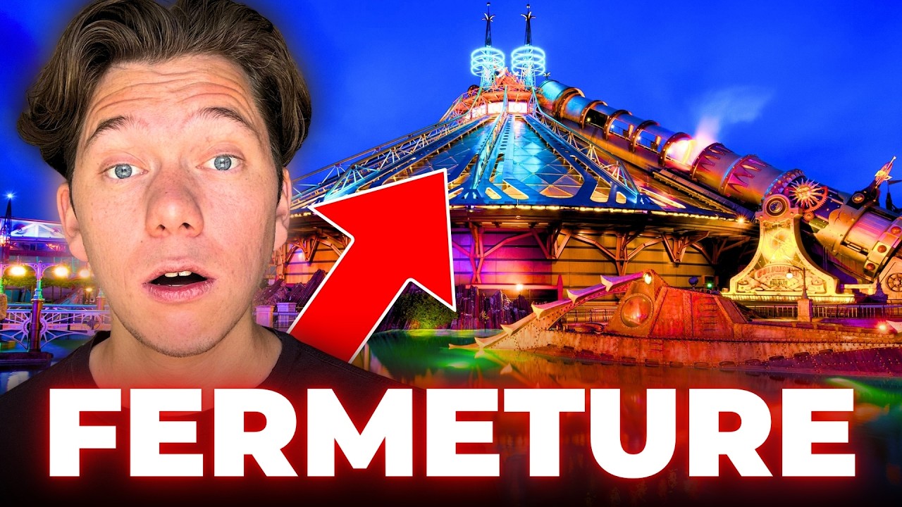 DISNEYLAND PARIS va FERMER SPACE MOUNTAIN !? (personne n'est prêt)