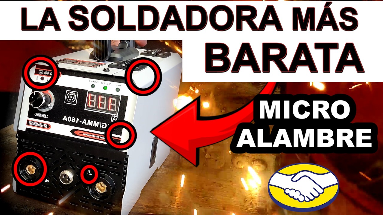 👨🏻&zwj;🏭La SOLDADORA de Microalambre M&aacute;s 💸 BARATA 📉| NUEVA M&Aacute;QUINA CHINA M&Aacute;S BARATA del A&Ntilde;O 👨🏻&zwj;🏭 #welder
