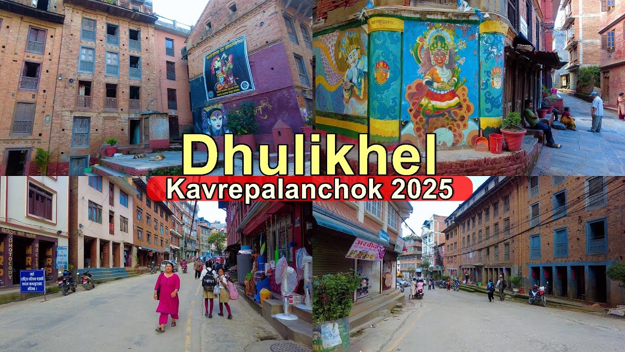 🇳🇵 Dhulikhel Bazar, Kavrepalanchok District of Nepal Tour 2082 🇳🇵 - 4K Virtual WalkingTour 2025