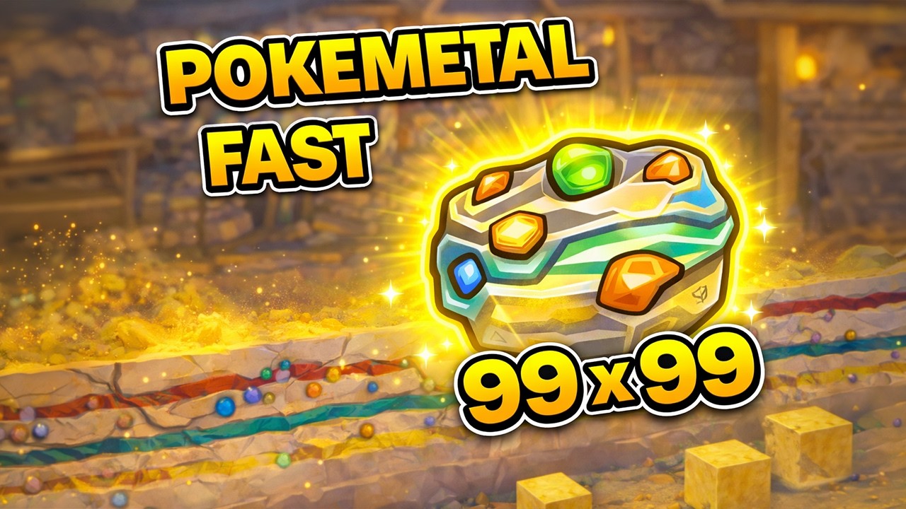 The FASTEST Rare Pokemetal Farm In Pokopia